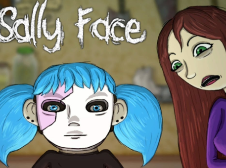 sally face real face without mask in game